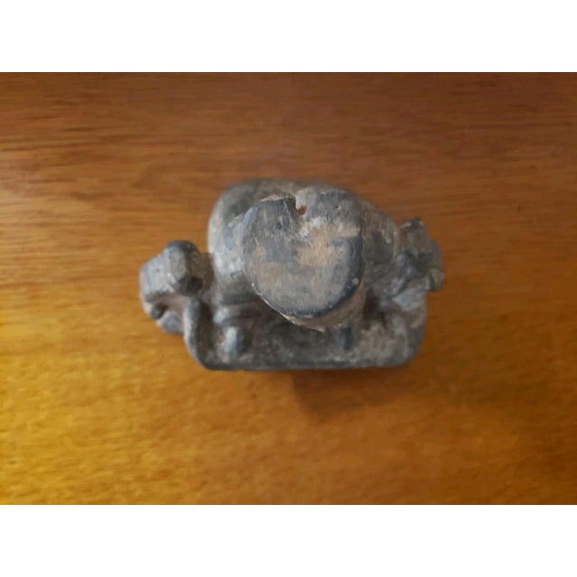 Circa 1880 Chinese Earthenware Clay Musician Playing Guqin Figure Folk Sculpture (Qing Dynasty) For Sale In New Orleans - Image 6 of 6