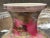 Japanese 18" Fine & Large Antique Pink Satsuma Deep Relief Warrior Vase Meiji Era 19th C. For Sale - Image 3 of 18