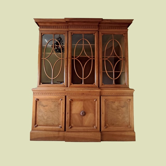 Antique Two-Body Bookcase, 1885 For Sale - Image 9 of 18