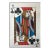 1967 Original American Vintage Playing Card Poster - Jack of Clubs (Linen-Backed) For Sale