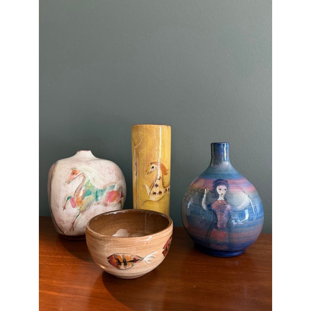 Poila Pillin Polia Pillin Art Pottery Mid to Late Century American For Sale - Image 4 of 10