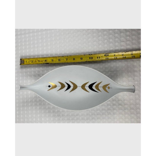 Stig Lindberg Pongo Leaf Tray: Mid-Century Modern Scandinavian Pottery For Sale - Image 9 of 11