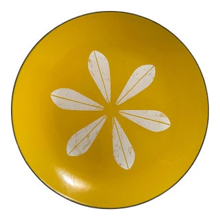 Mid 20th Century Cathrineholm Yellow Lotus Platter Plate Norway For Sale