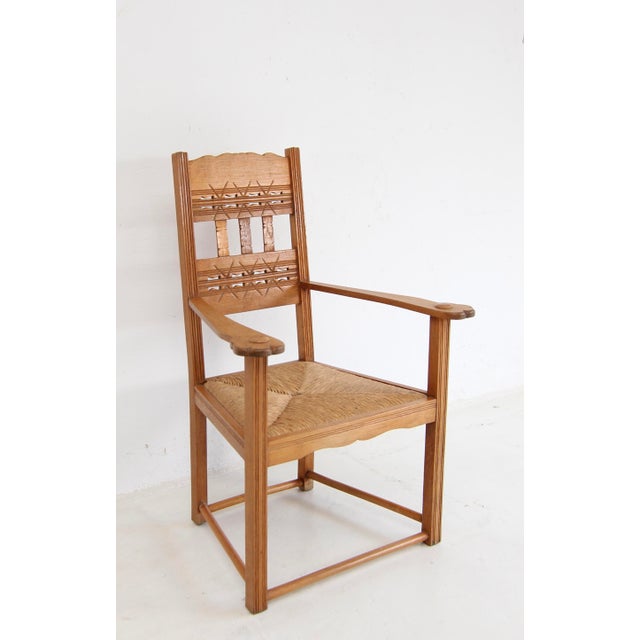 20th Century Worpswede Armchair, 1890s For Sale - Image 4 of 18