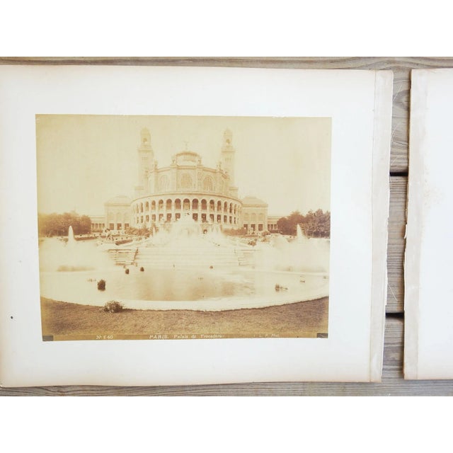 Grand Tour Antique 1880's Frith Photographs Paris Gardens Fountains - Set of 4 For Sale - Image 3 of 7