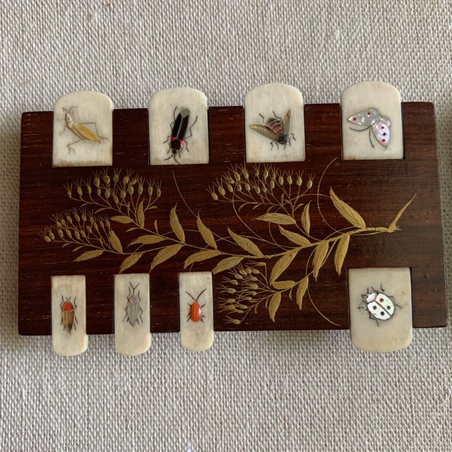 Wood Mid 20th Century Matched Chinese Whist Game Markers- a Pair For Sale - Image 7 of 12
