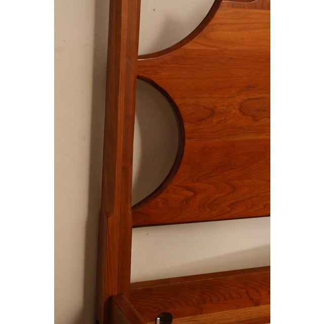 Custom Quality Solid Cherry Queen Size Poster Bed For Sale - Image 11 of 18