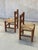 Mid-Century Modernist Wood and Rush Dining Chairs in the style of Charles Dudouyt, 1960s, Set of 2 For Sale - Image 9 of 16