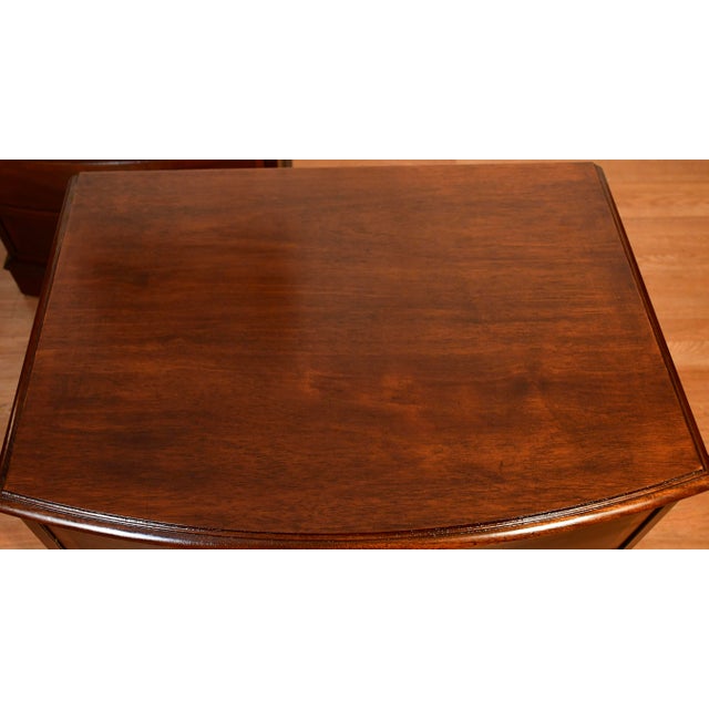 We are pleased to offer this beautiful pair of Regency style Nightstands, from the 1940s. Ethan Allen , made in America....