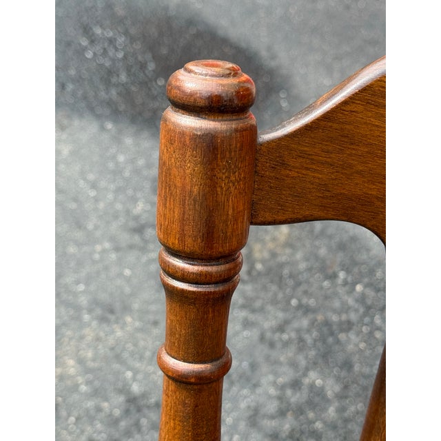 Mid 20th Century Cushman Classics Solid Maple Windsor Dining Chairs - Set of 6 For Sale - Image 9 of 11