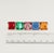 Unmarked large bar pin comprised of beautifully colored jewel tone square unfoiled stones in ruby red, emerald green,...