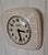 Vintage German Senator Wall Clock with White Ceramic Case by Junghans, 1970s, in Very Good conditions. Designed 1970 to...