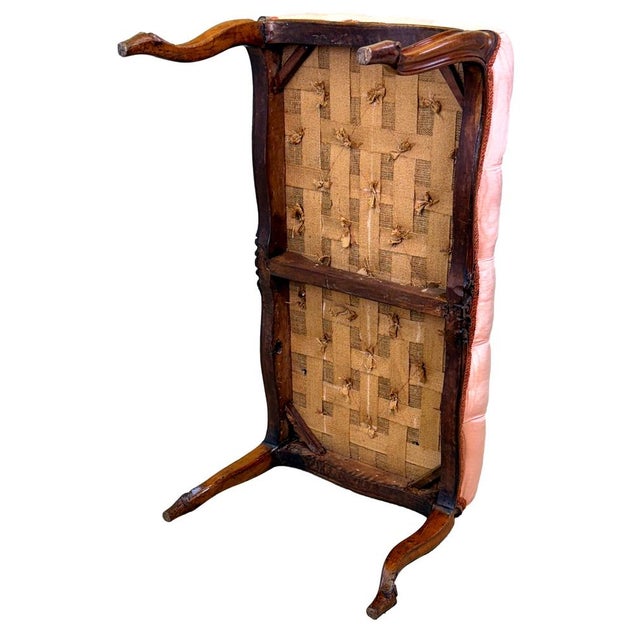 Victorian Rectangular Walnut Salon Stool, 1850s For Sale - Image 9 of 12