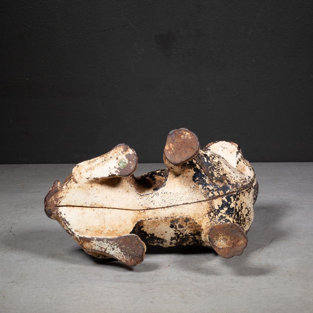 Cast Iron French Bulldog Doorstop by Hubley c.1910-1940 For Sale In San Francisco - Image 6 of 7