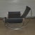 1970s Italian Curved Chrome Lounge Chair Imported by Stendig, Charles Stendig Attributed To Milo Baughman For Stendig....