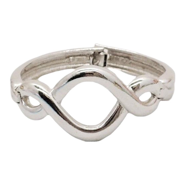 Bracelet Rigide Vintage Signé MONET - Couleur Or - Modèle 3456 - Occasion De Qualité