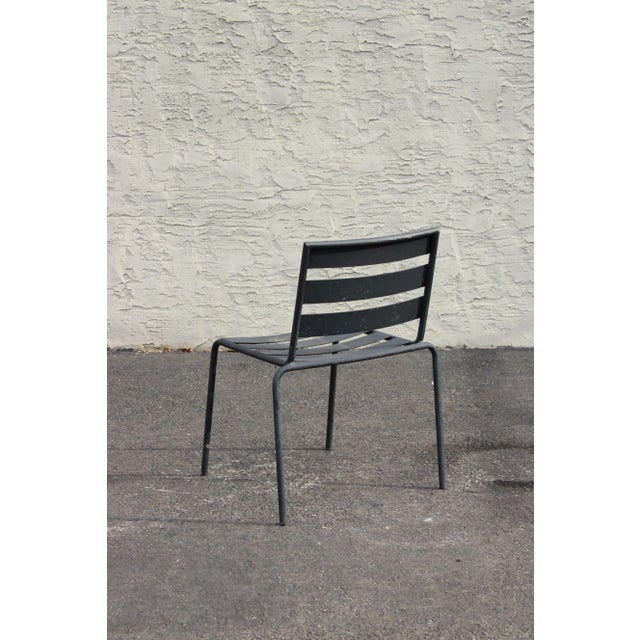 Early 21st Century 'Metro' Wrought Iron Outdoor Dining Set - 3 Pieces For Sale - Image 11 of 13