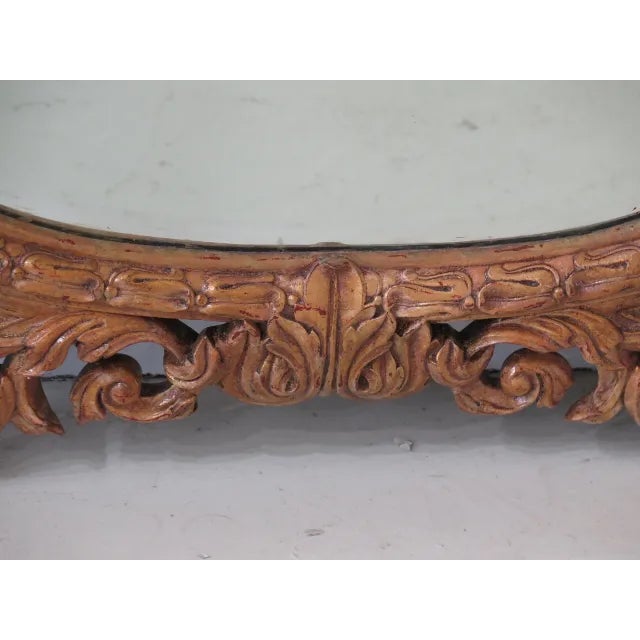 Theodore Alexander 1990s Theodore Alexander French Style Paint Decorated Mirror For Sale - Image 4 of 11