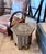 Vintage Marquetry Wood Inlay & Mother-of-Pearl Hexagonal Side Table For Sale - Image 4 of 8