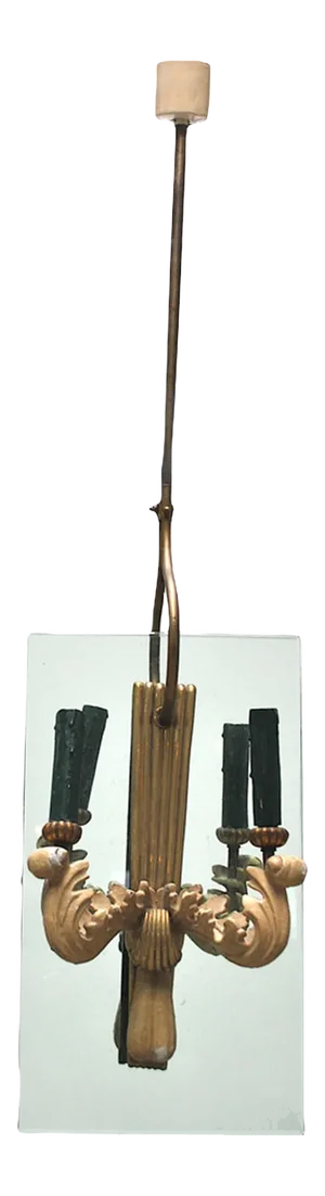 Italian Pendant Lamp in the Style of Pietro Chiesa, 1940s