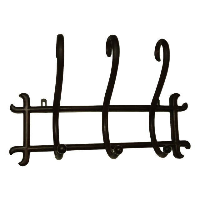 Wall-Mounted Coat Rack from Thonet, 1890s For Sale