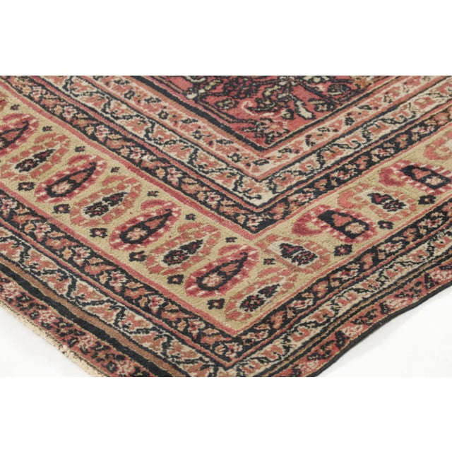 Textile Antique 20th Century Doroksh Rug in Jewel Tones With Paisley Design - Rug & Kilim For Sale - Image 7 of 9