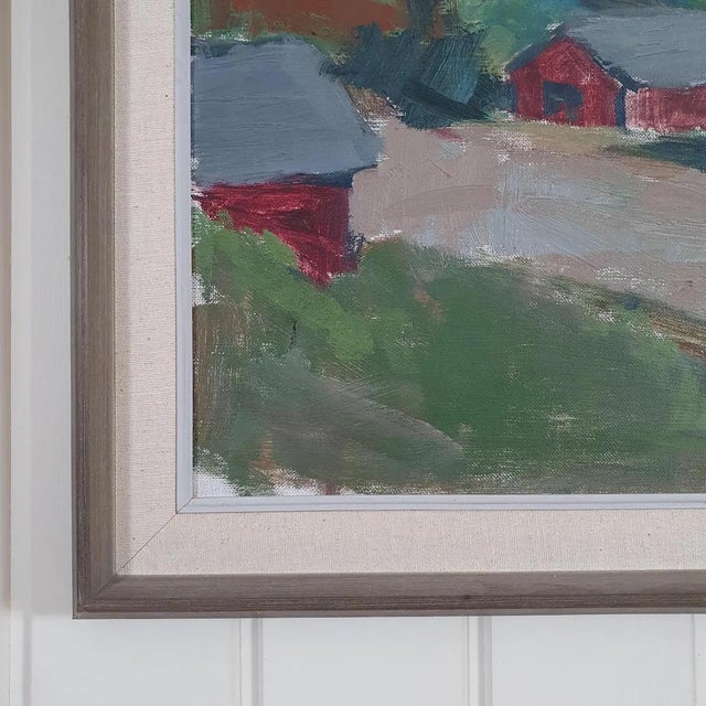 Rolf Wikström, Northern Valley Landscape, 1960s, Oil on Canvas, Framed For Sale - Image 15 of 18