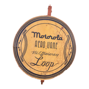 Vintage 1940s Motorola Aero Vane Hi-Efficiency Loop Antenna