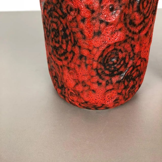 Jura 282-20 Pottery Fat Lava Vases from Scheurich, Germany 1970s, Set of 2 For Sale - Image 13 of 16