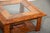 Walnut Burl and Glass Coffee Table, 1989 For Sale - Image 11 of 12