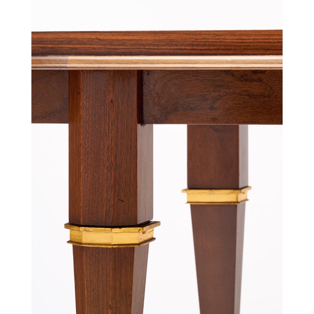 Wood French Mid-Century Rosewood Table For Sale - Image 7 of 9