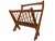 1970s Danish Modern Folding Teak Magazine Rack For Sale - Image 10 of 13