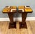 Art Deco Inlaid Pedestal Side Tables, Set of 2 For Sale - Image 15 of 16