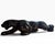 Striking vintage ceramic panther sculpture finished in a dramatic high-gloss black glaze. The elongated, low-profile form...
