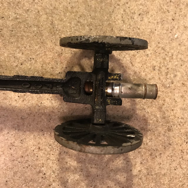 MFCO Cast Iron Miniature Cannon | Chairish