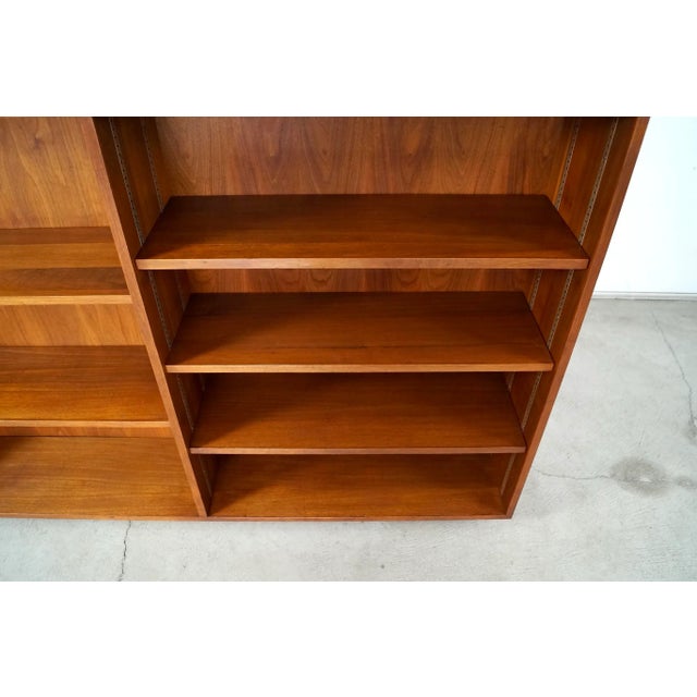 1960’s Mid-Century Modern Walnut Bookshelf For Sale - Image 11 of 12