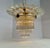 Brass Late 20th Century 7-Light Lucite Starburst Art Deco Revival Chandelier For Sale - Image 8 of 12