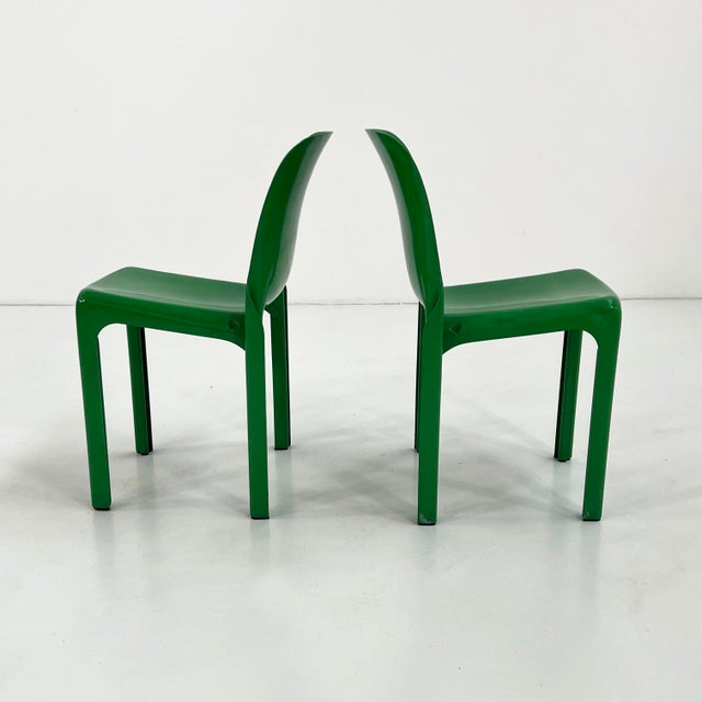 Selene Chairs by Vico Magistretti for Artemide, 1970s, Set of 4 For Sale - Image 6 of 12
