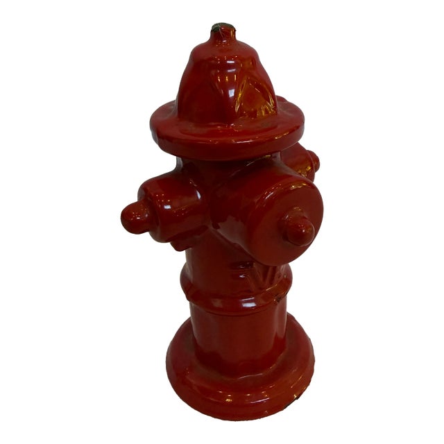 Cast Iron Red Fire Hydrant Toy For Sale
