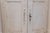 Gustavian (Swedish) Antique Swedish Gustavian 2 Piece Corner Cabinet in Original Distressed Paint For Sale - Image 3 of 3