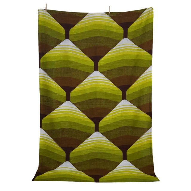Textile Mid-Century Colnova Curtain Panels, Germany, 1970s, Set of 2 For Sale - Image 7 of 7