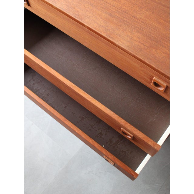Wood Vintage Danish Chest of Drawers in Teak, 1960s For Sale - Image 7 of 10