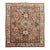 Antique Persian Serapi Rug With Grand Medallion and Expansive Botanical Design For Sale