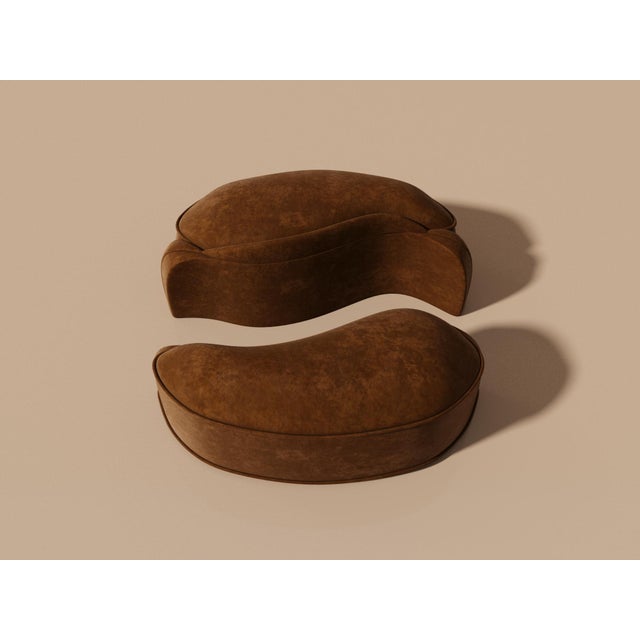 Pouf by Alexandre ligios For Sale - Image 4 of 6