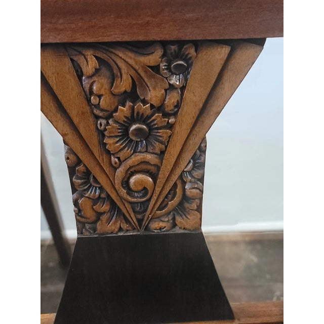 1920s Antique French Art Deco Pair of Chairs Original Mohair For Sale In San Diego - Image 6 of 8