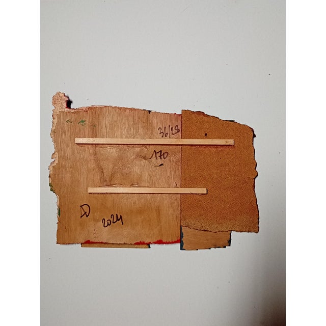 Contemporary Abstract Aerosol on Assembled Masonite (Isorel) "Untitled 170" by Andre Debono For Sale - Image 9 of 9