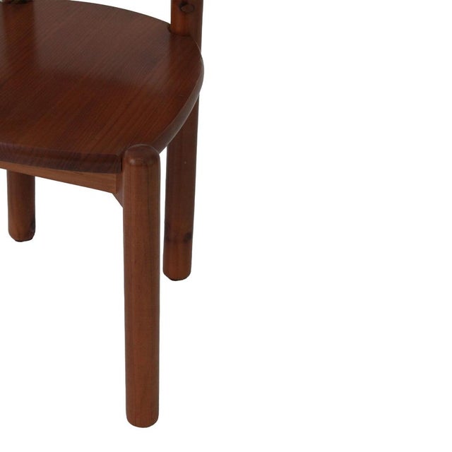 Brutalist Pine Chairs, Spain, 1970s, Set of 6 For Sale - Image 10 of 11