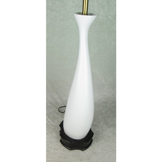 Mid 20th Century Antonia Campi Pottery Lamp s.c.i. Laveno Italy Portalampada Mid Century Modern For Sale - Image 10 of 15