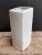 Organic Modern Style Naaman White Bisque Porcelain Vase With Embossed Leaf Relief For Sale - Image 4 of 11