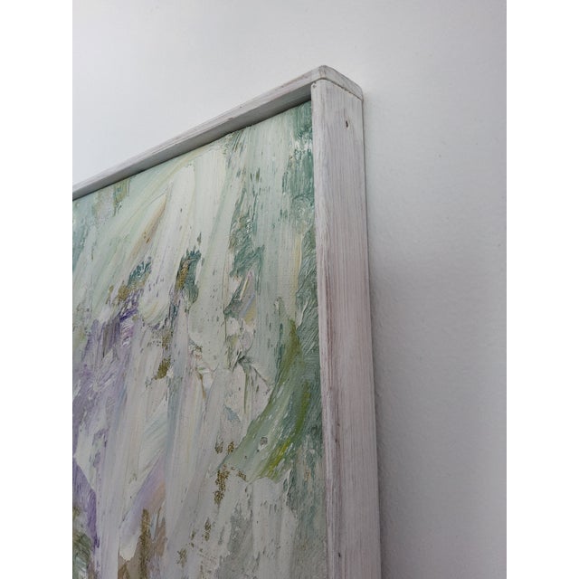 Floral Oil Painting Titled "From the Garden" by Nordic Artist Bente Bjerregaard For Sale - Image 12 of 17